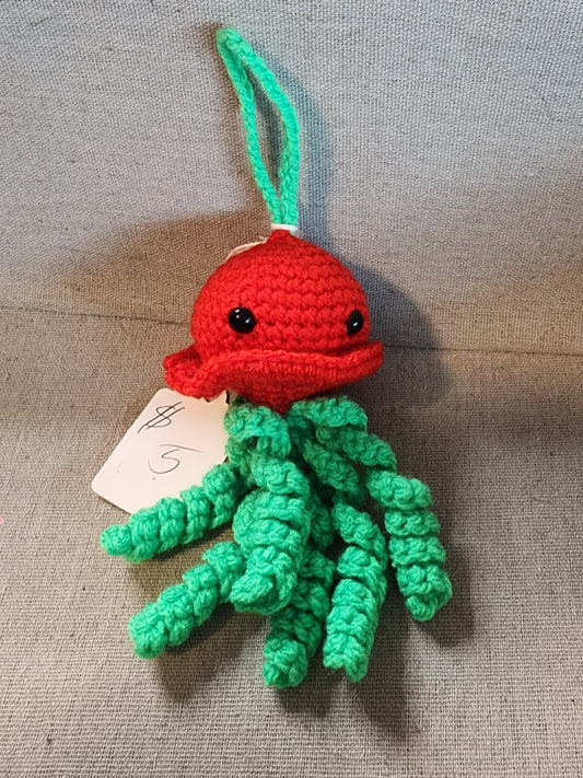 Red and Green Jellyfish