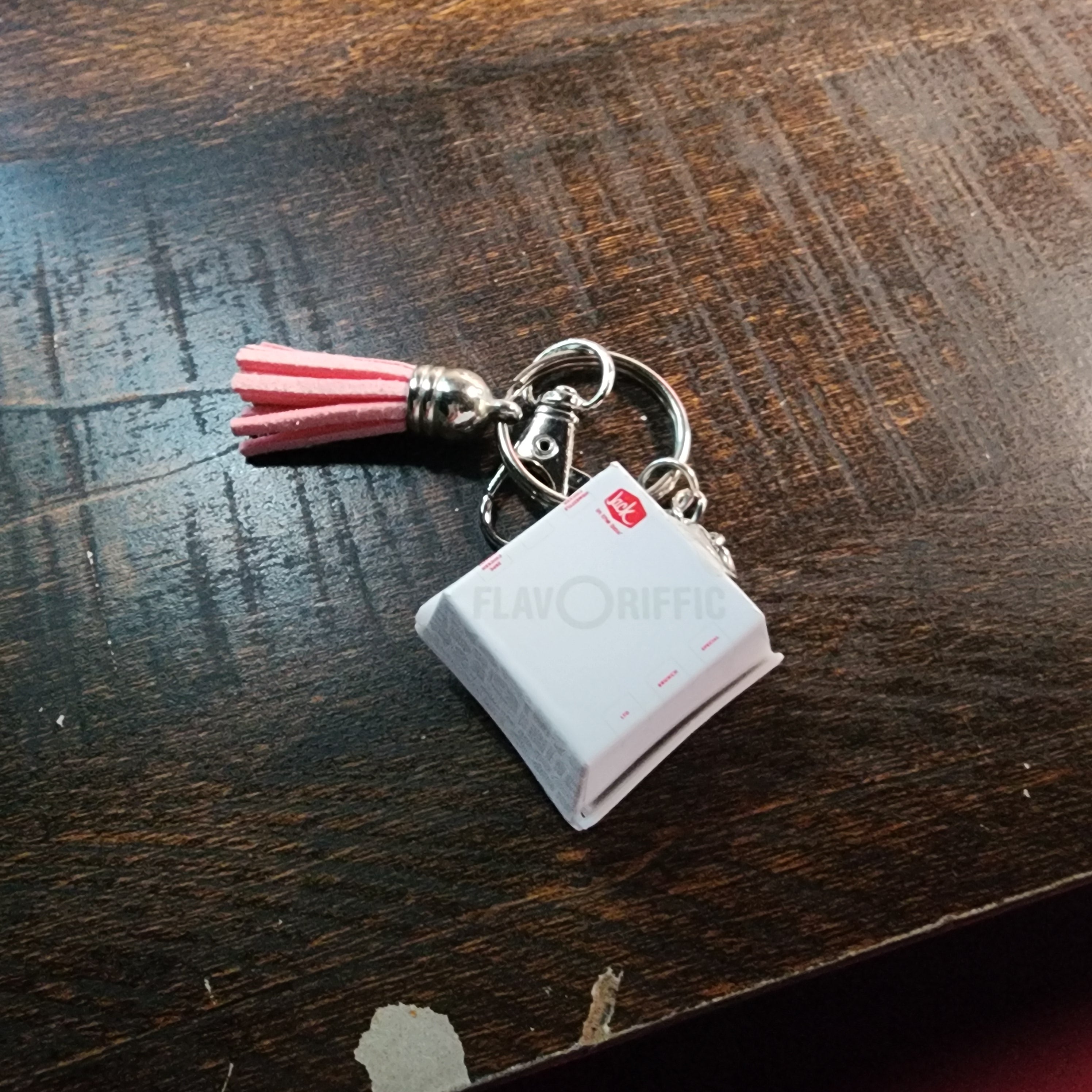 Jack in the box Burger Mini brand toy keychains