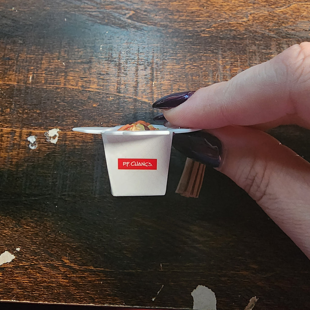 P.F. Chang Mini brand toy keychains