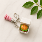 Jack in the box Burger Mini brand toy keychains