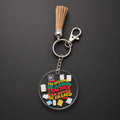 The Influence of a Good Teacher can Never be Replaced Key Chain