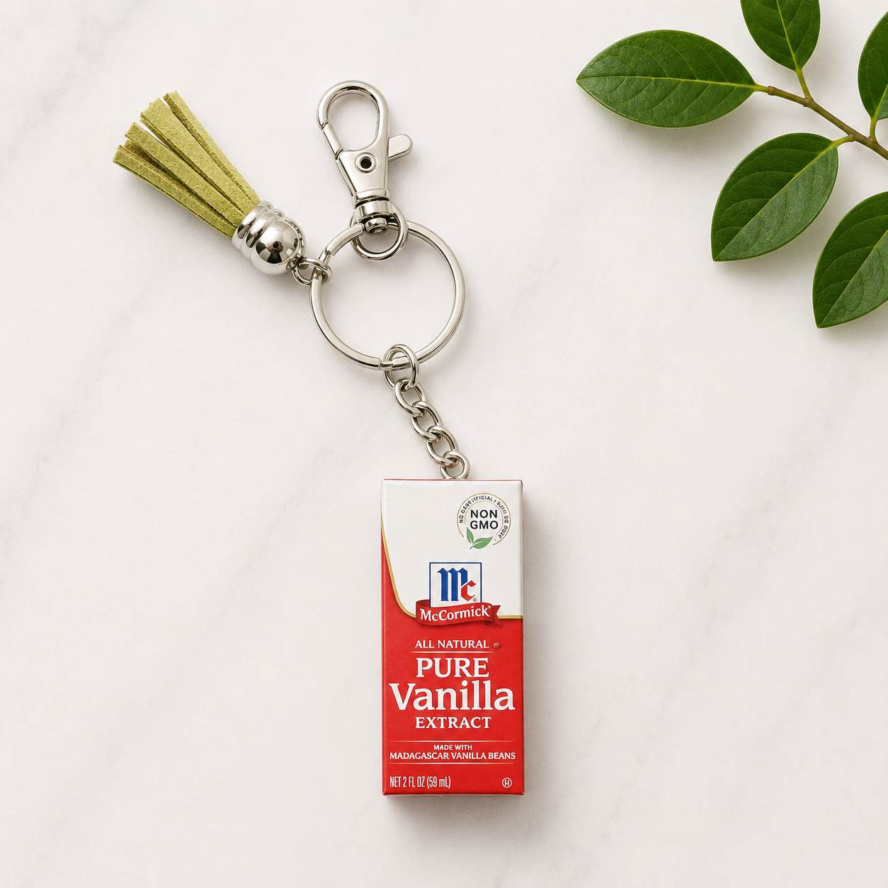 Pure Vanilla Extract Mini brand toy keychains