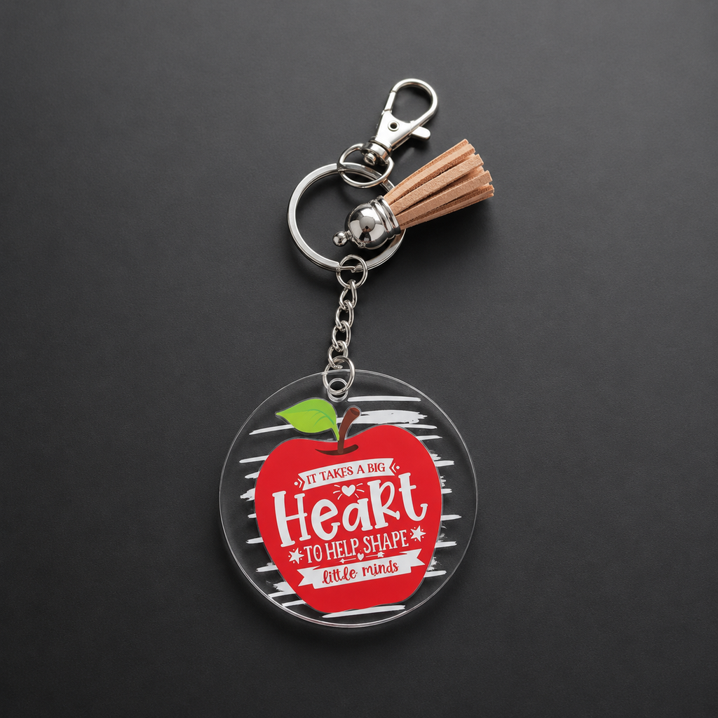 It takes a big heart to shape Little Minds Key Chain