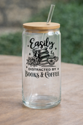 Easily Distracted By Books and Coffee Cup