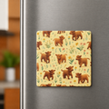 Baby Cow Fridge Magnet 2in by 2in