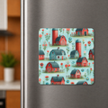 Barn House Fridge Magnet 2in by 2in