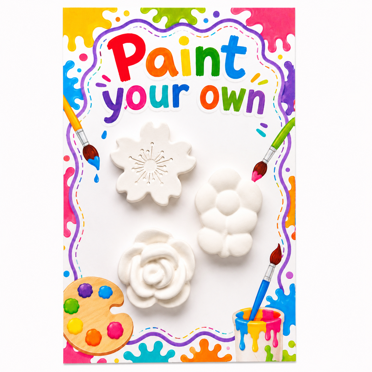 Paint your own Small Flowers