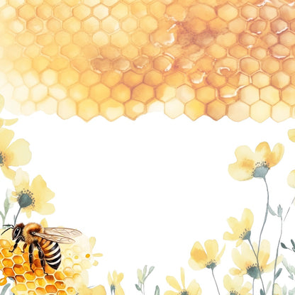 Honey bee notepad 3x3